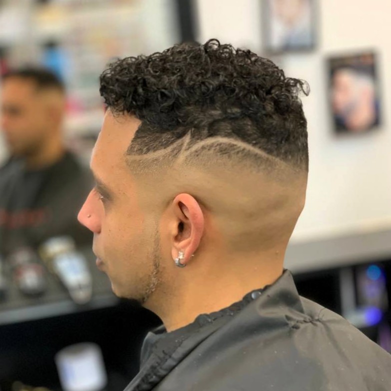 Men's undercut style